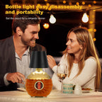 Premium Wireless LED Bottle Lamp  USB-C Rechargeable,