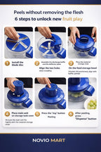 New Electric Garlic & Fruit Peeler Machine Automatic Skin Remover for Grapes, Cherry Tomatoes & Garlic One-Touch Operation, Food-Grade Materials, Easy to Clean for Home Rechargeable