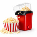 Hot Air Popper, Electric Popcorn Maker Machine 1200W,No oil needed, Healthy and Delicious Snack for Kids, Adults.Great for Holding Parties in Home (Red)