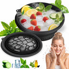 Face Bowl Collapsible Silicone Bowl for Travel & Home Use – BPA Free, Portable, Foldable